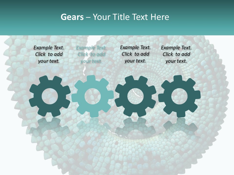 Square Cutout Tail PowerPoint Template