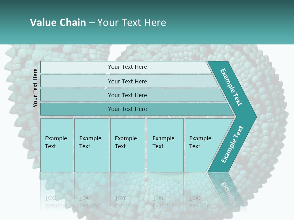 Square Cutout Tail PowerPoint Template