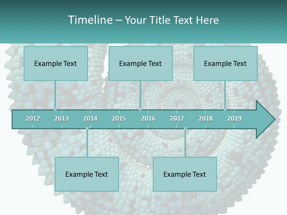 Square Cutout Tail PowerPoint Template