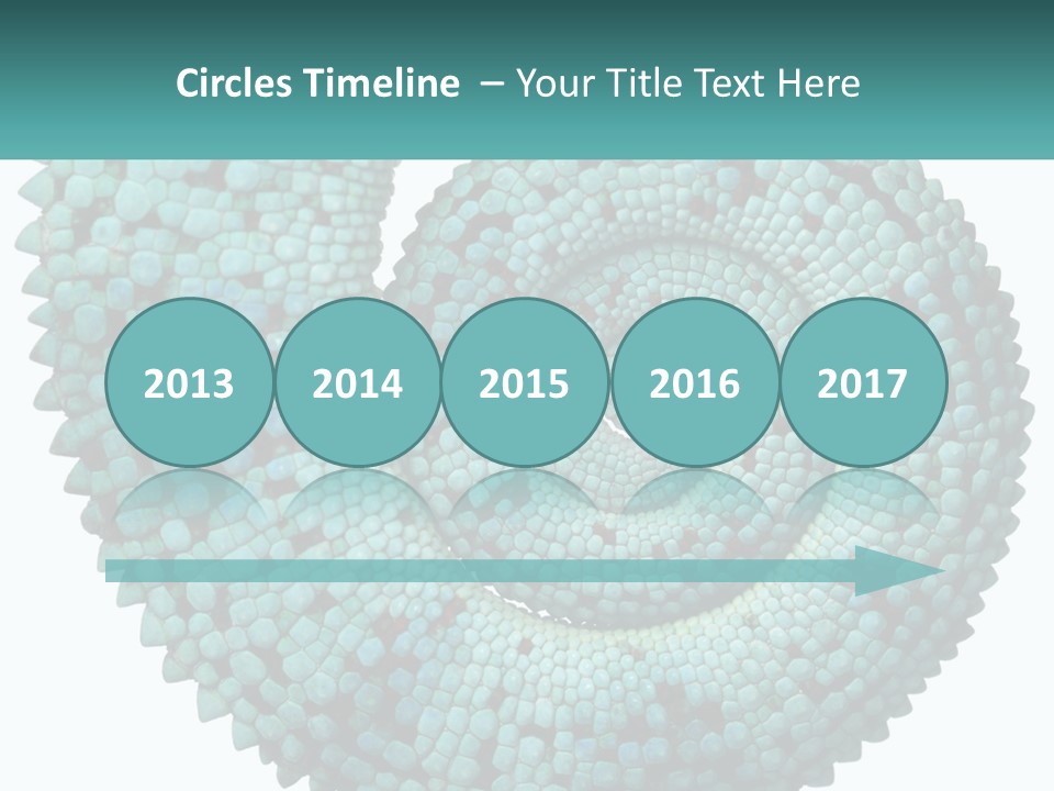 Square Cutout Tail PowerPoint Template