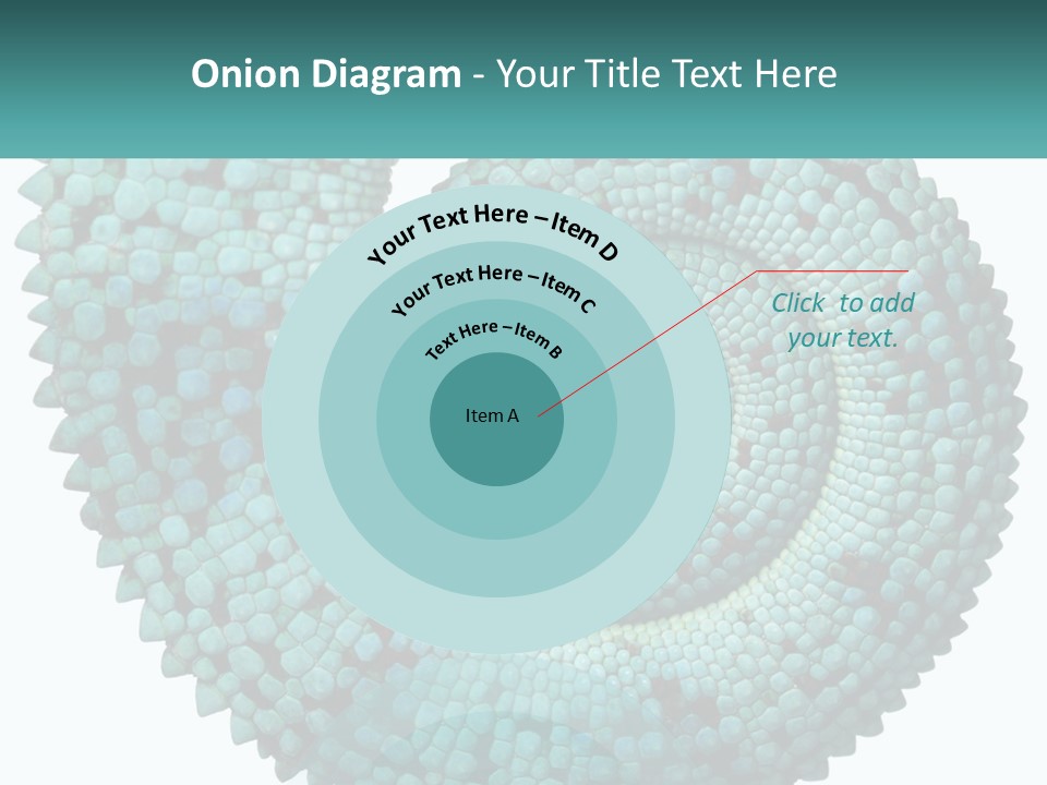 Square Cutout Tail PowerPoint Template