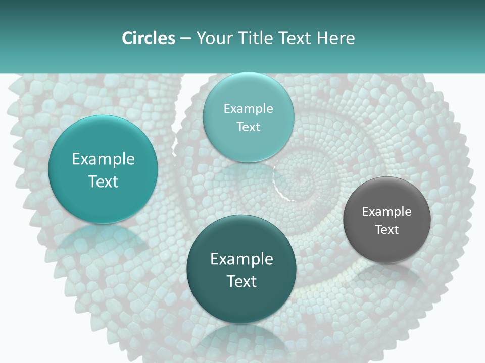 Square Cutout Tail PowerPoint Template