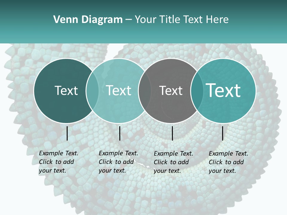 Square Cutout Tail PowerPoint Template