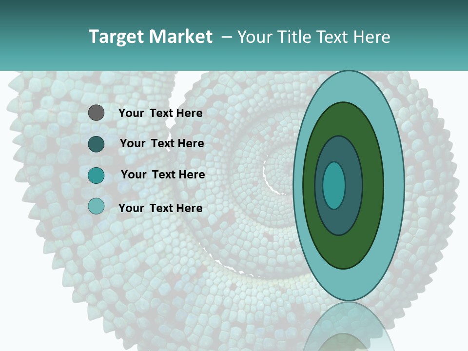 Square Cutout Tail PowerPoint Template