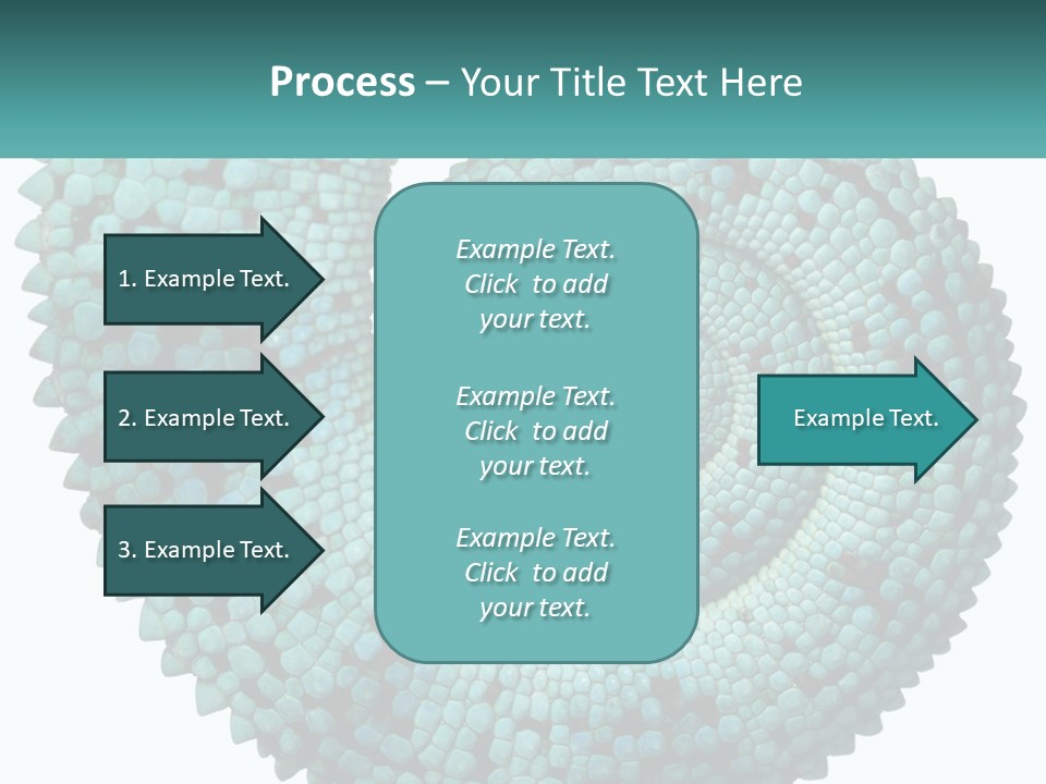 Square Cutout Tail PowerPoint Template