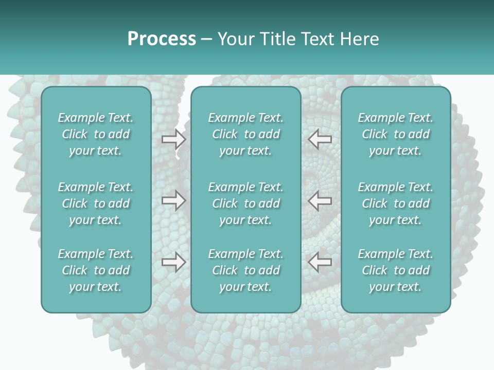 Square Cutout Tail PowerPoint Template