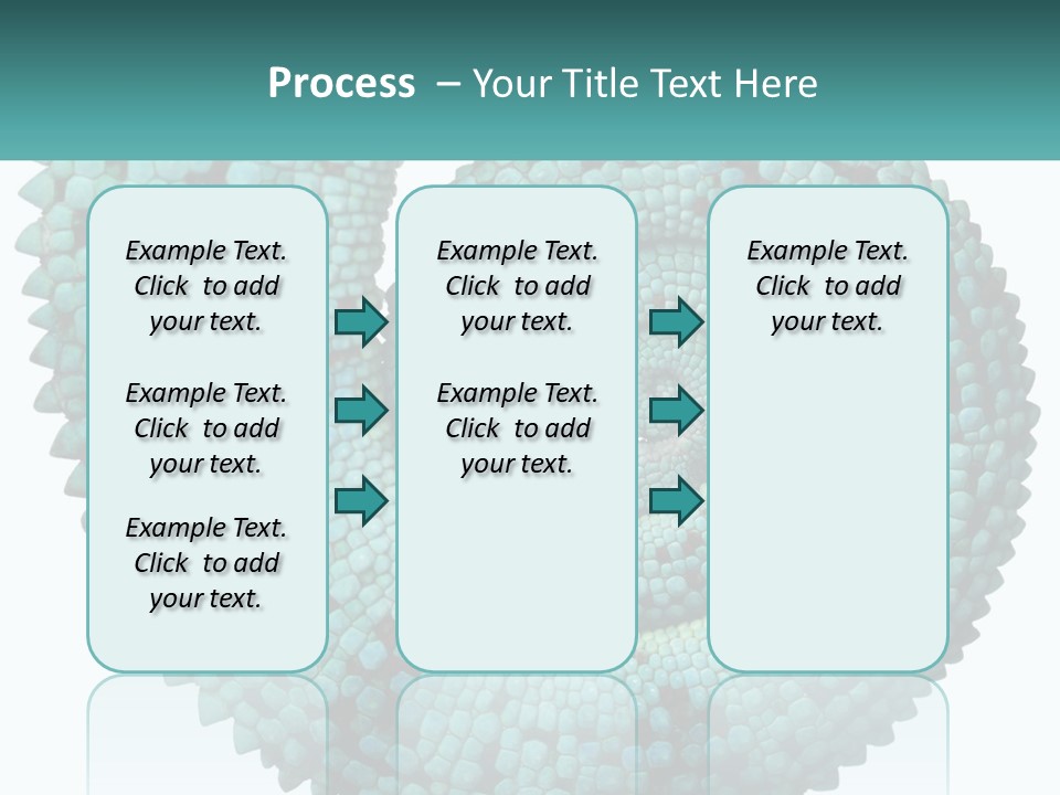 Square Cutout Tail PowerPoint Template