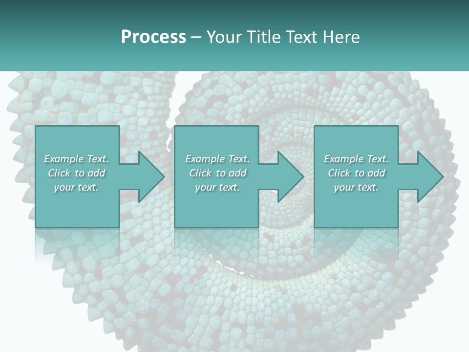 Square Cutout Tail PowerPoint Template