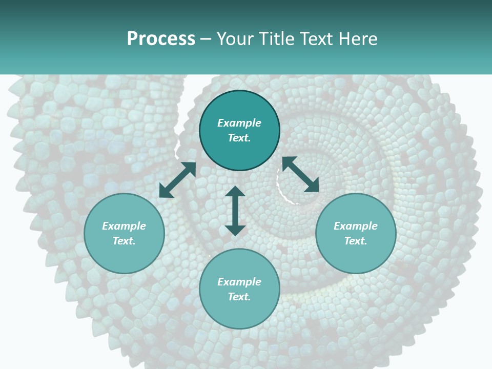 Square Cutout Tail PowerPoint Template