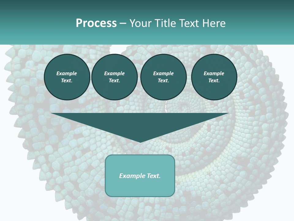 Square Cutout Tail PowerPoint Template