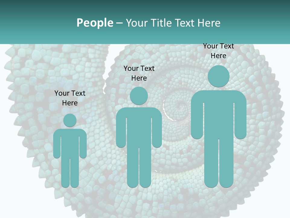 Square Cutout Tail PowerPoint Template