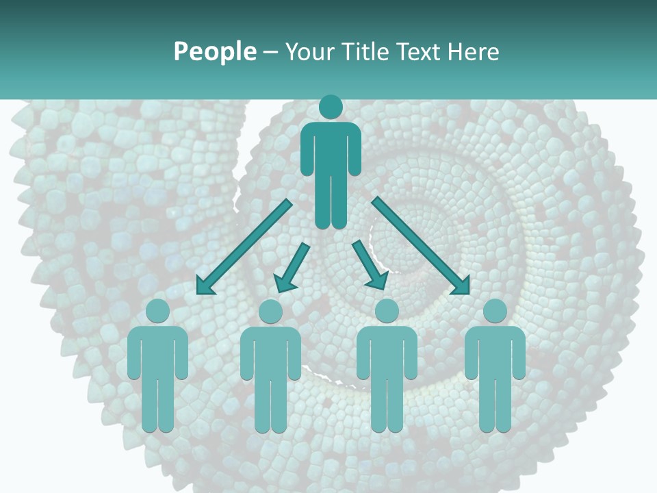 Square Cutout Tail PowerPoint Template