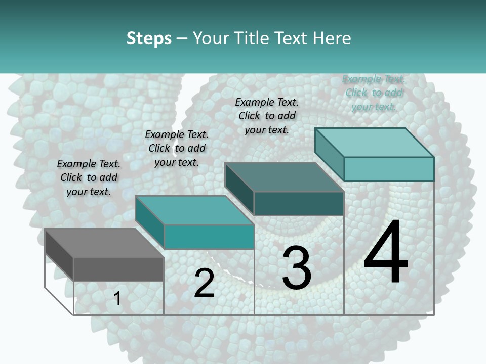 Square Cutout Tail PowerPoint Template