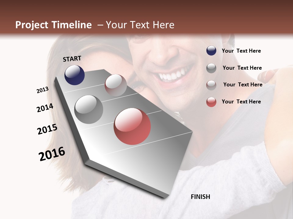 Dentistry Cheerful Caucasian PowerPoint Template