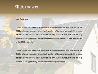 Nonpolluting Electricity Regenerative PowerPoint Template