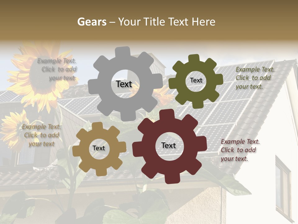 Nonpolluting Electricity Regenerative PowerPoint Template