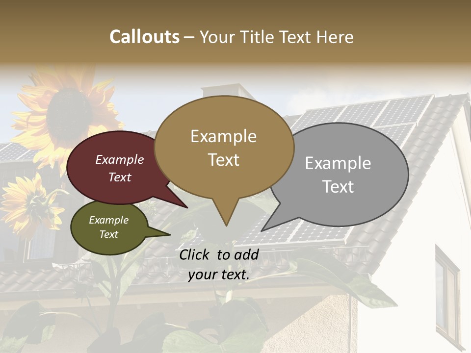 Nonpolluting Electricity Regenerative PowerPoint Template