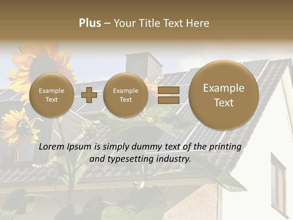 Nonpolluting Electricity Regenerative PowerPoint Template