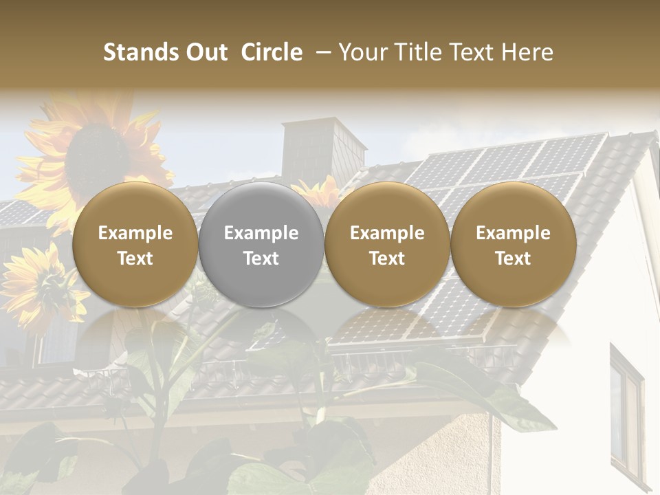 Nonpolluting Electricity Regenerative PowerPoint Template