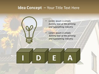 Nonpolluting Electricity Regenerative PowerPoint Template
