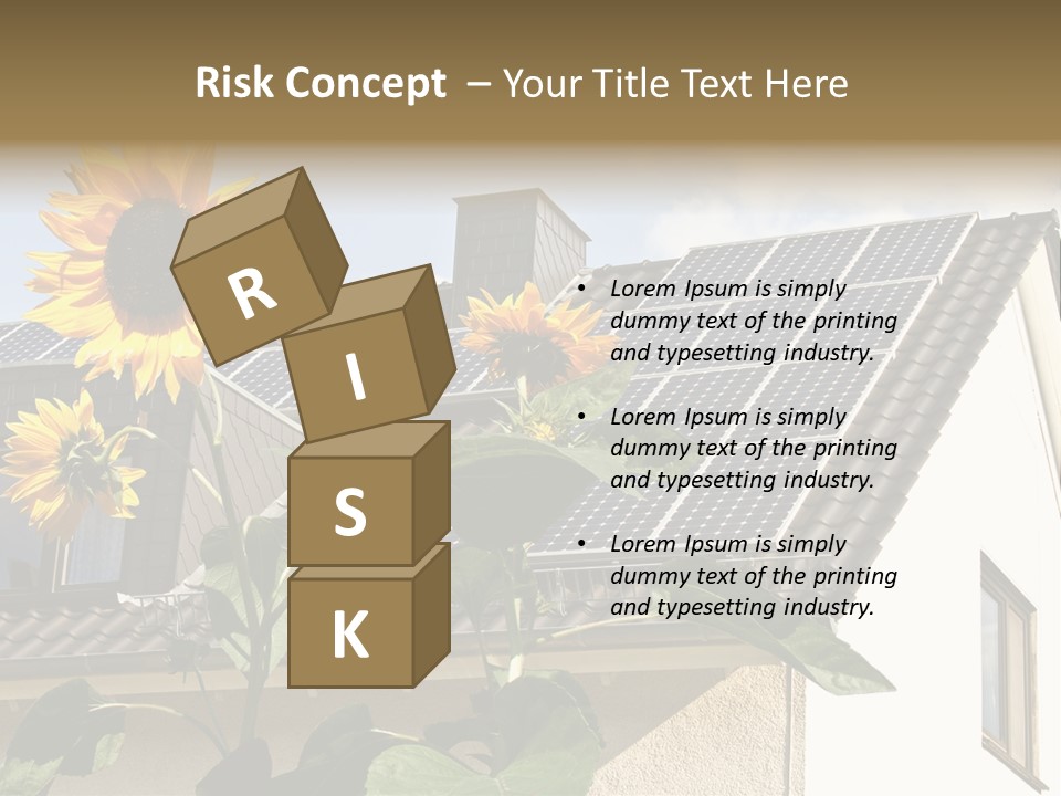 Nonpolluting Electricity Regenerative PowerPoint Template