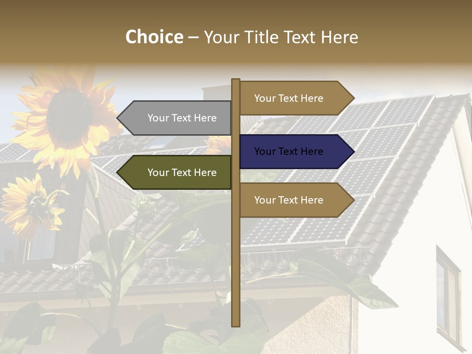 Nonpolluting Electricity Regenerative PowerPoint Template