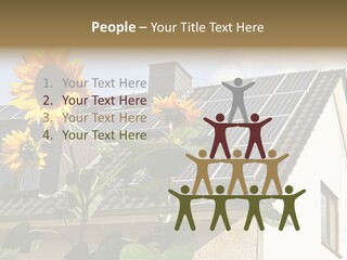 Nonpolluting Electricity Regenerative PowerPoint Template