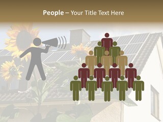 Nonpolluting Electricity Regenerative PowerPoint Template