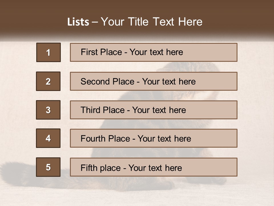 Puss Feline Furry PowerPoint Template