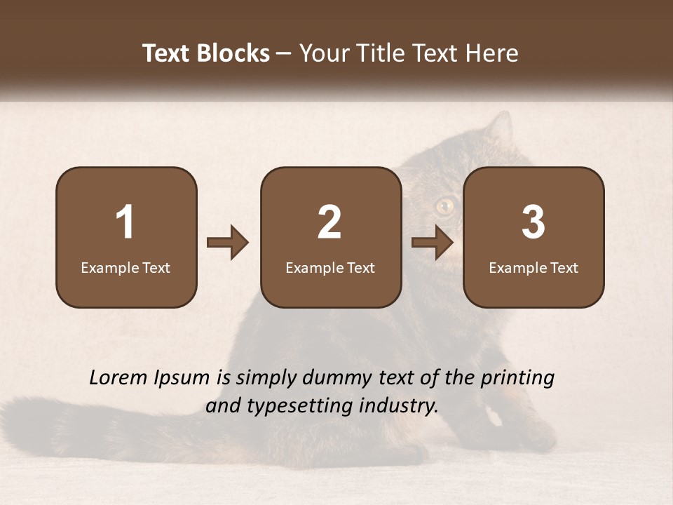 Puss Feline Furry PowerPoint Template