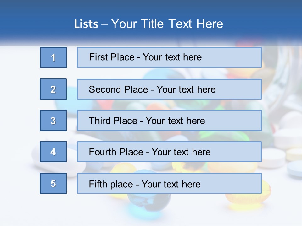 Closeup Drug Treatment PowerPoint Template