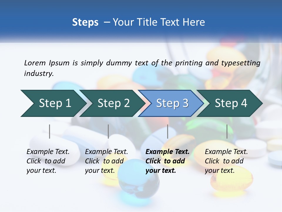 Closeup Drug Treatment PowerPoint Template