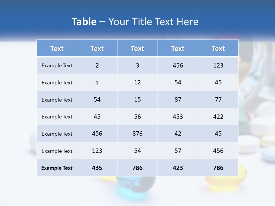 Closeup Drug Treatment PowerPoint Template