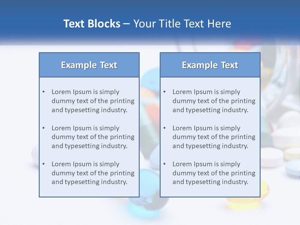 Closeup Drug Treatment PowerPoint Template
