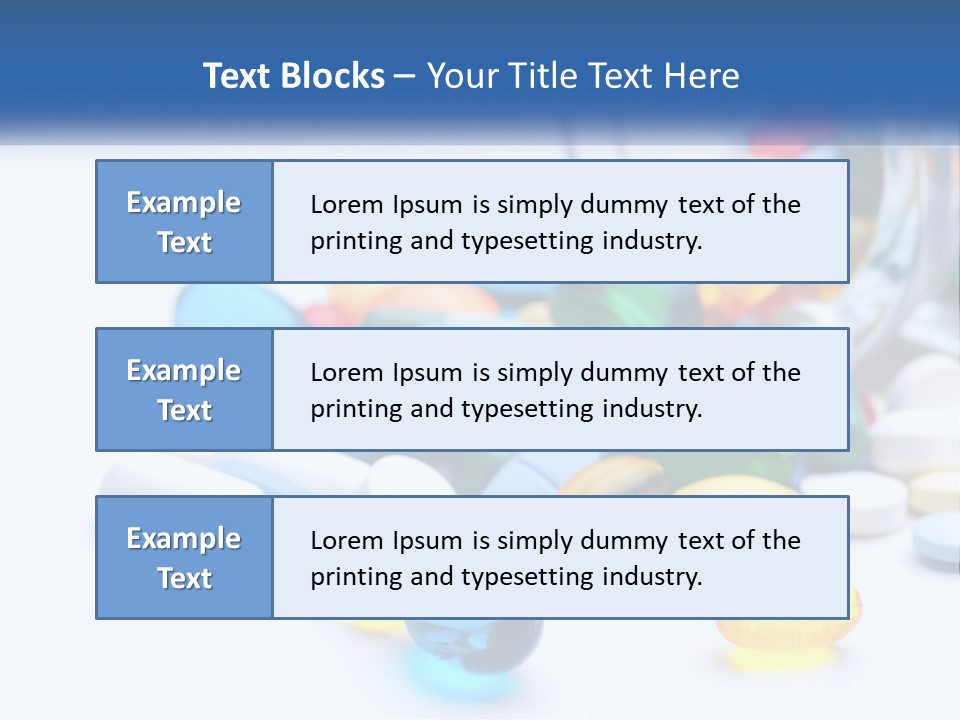 Closeup Drug Treatment PowerPoint Template