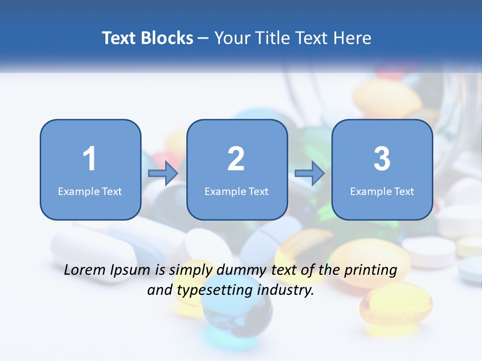 Closeup Drug Treatment PowerPoint Template