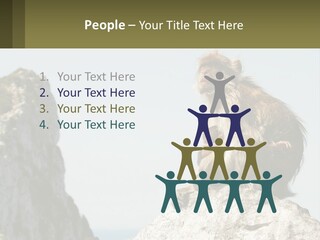 Macaca Sylvana Family Tree Evolution PowerPoint Template