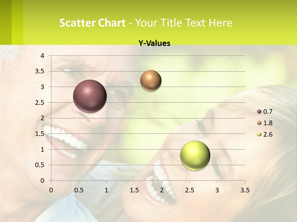 Closeup Senior Male PowerPoint Template