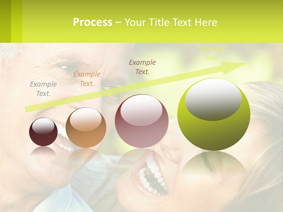 Closeup Senior Male PowerPoint Template