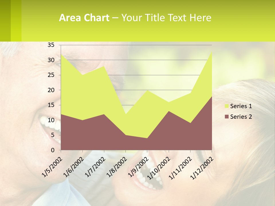 Closeup Senior Male PowerPoint Template