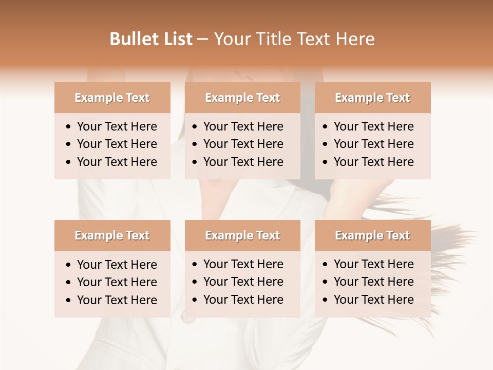Face Happy Multiracial PowerPoint Template