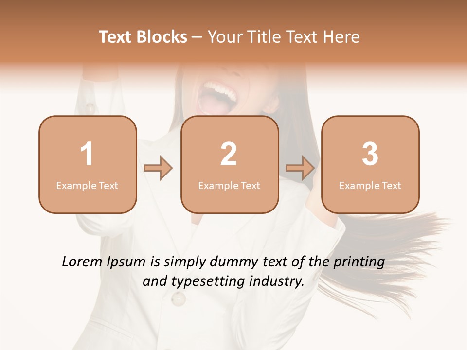 Face Happy Multiracial PowerPoint Template