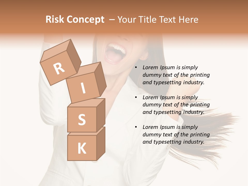 Face Happy Multiracial PowerPoint Template