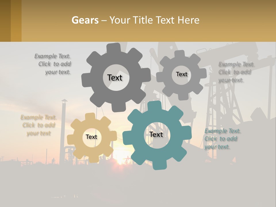 Machine Facility Tool PowerPoint Template