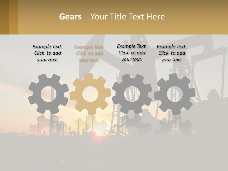Machine Facility Tool PowerPoint Template