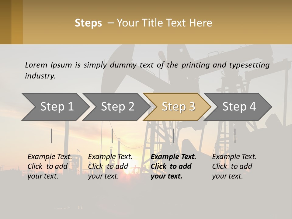 Machine Facility Tool PowerPoint Template