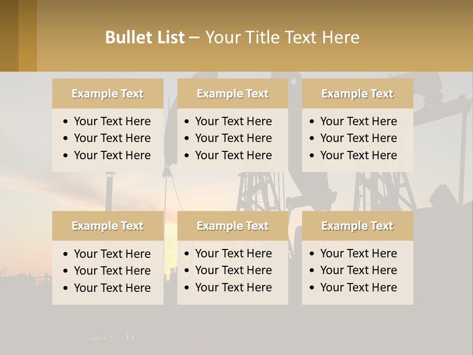 Machine Facility Tool PowerPoint Template