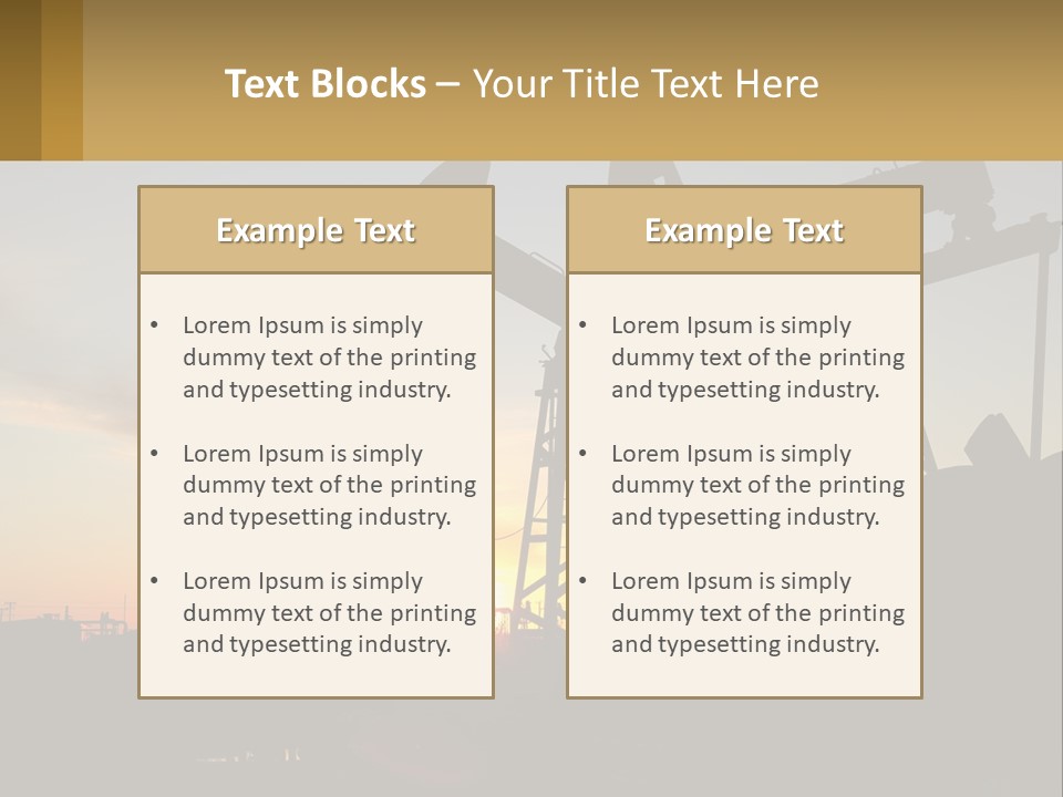 Machine Facility Tool PowerPoint Template