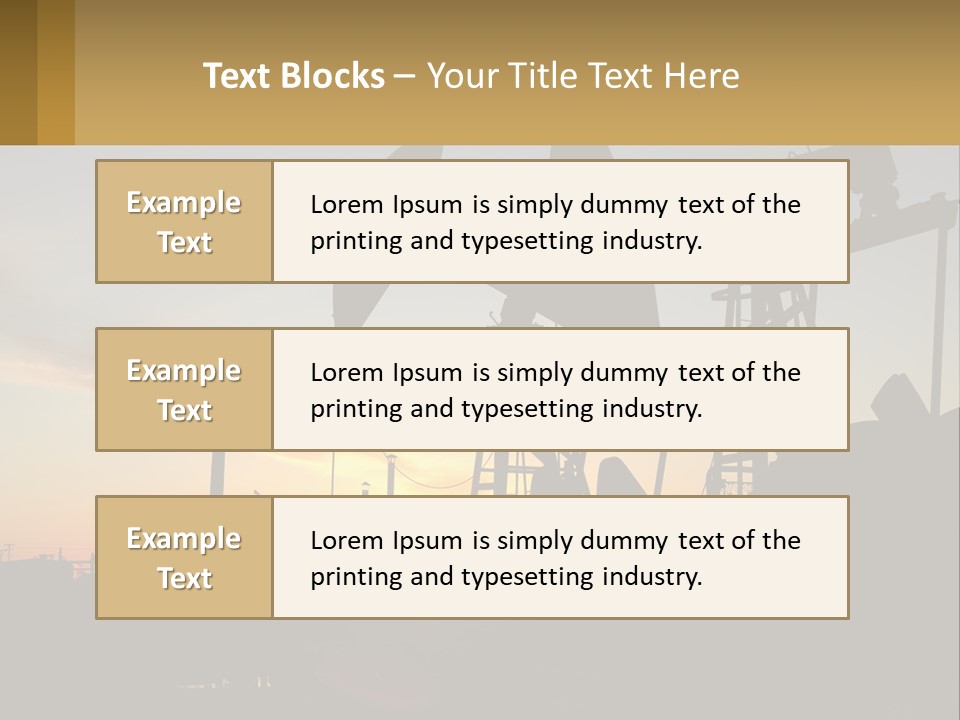 Machine Facility Tool PowerPoint Template