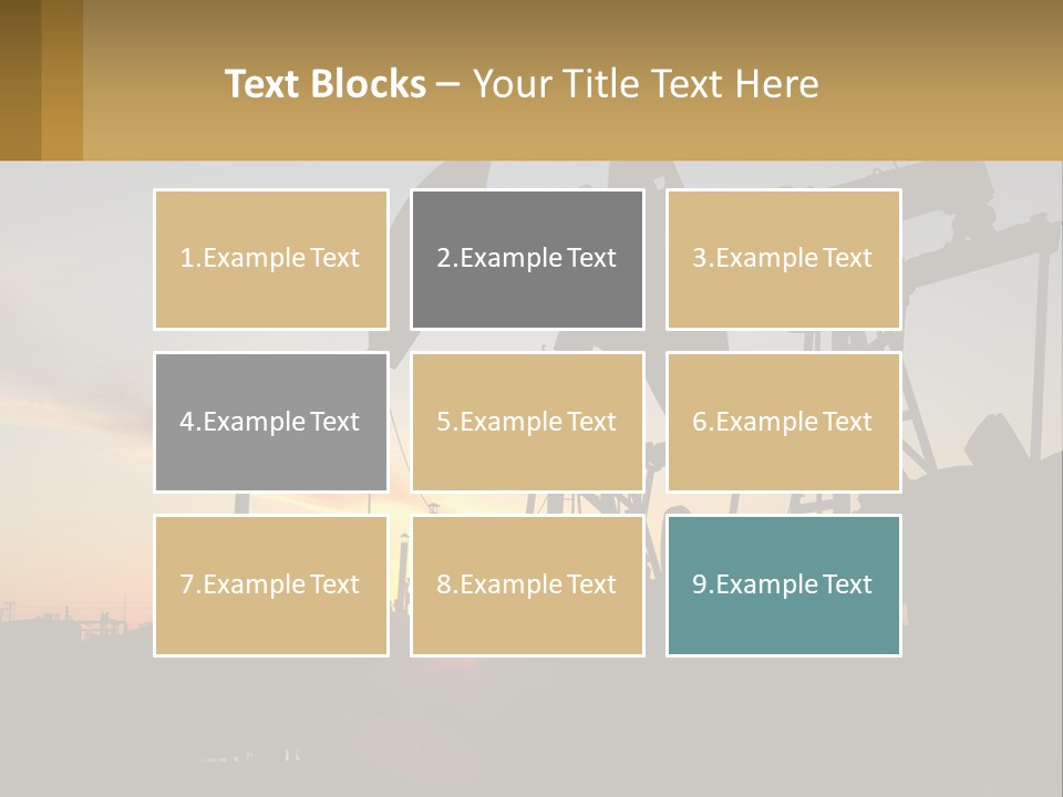 Machine Facility Tool PowerPoint Template